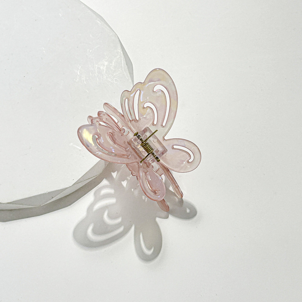 Hollow butterfly catch half tie hair love shark clip fashion personalized hair accessories hairpin children's hairpin small hair clip plate hairpin_voghion.com