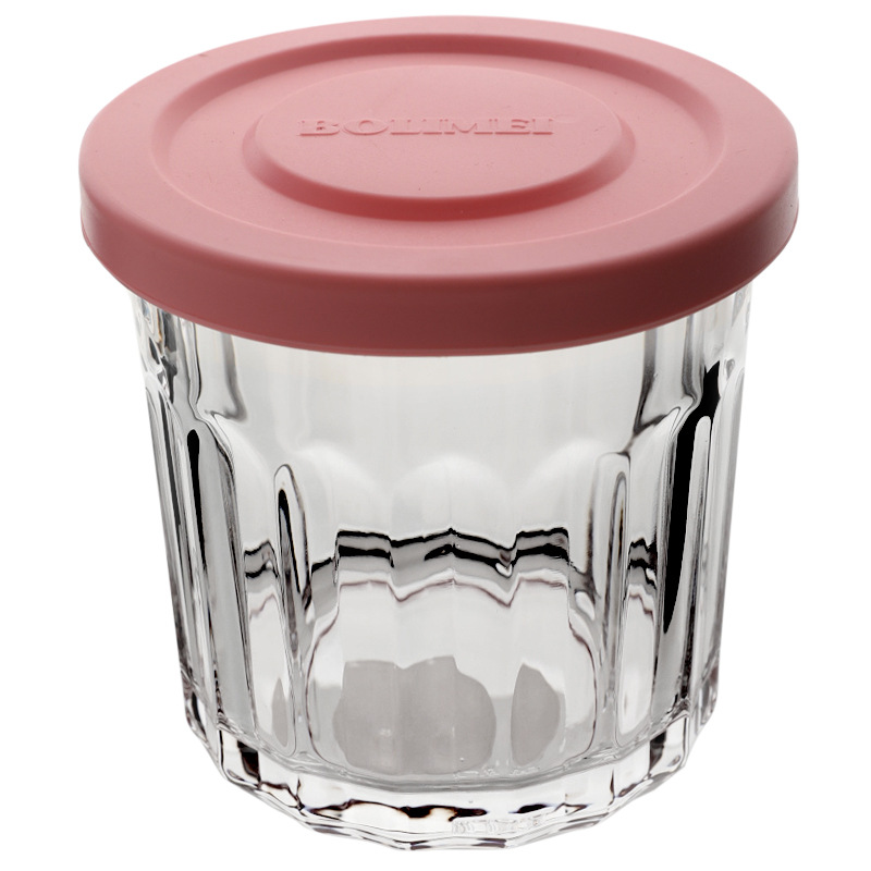 Bo Limei glass tea jar tea box scented tea jar office high color value tea sealed jar girl's heart