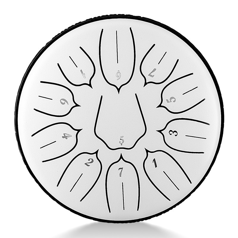 Huashu vertical lotus ethereal drum 6 inch 11 tone beginner children's drum steel tongue drum percussion instrument