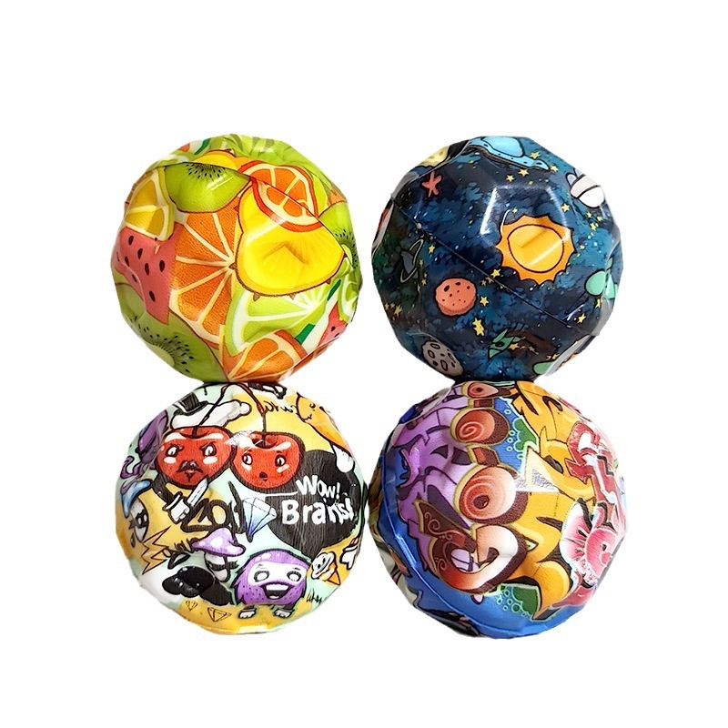 Elastic ball 6.5 solid ball foam toy ball honeycomb high elastic hole ball leisure children's leisure bouncing ball