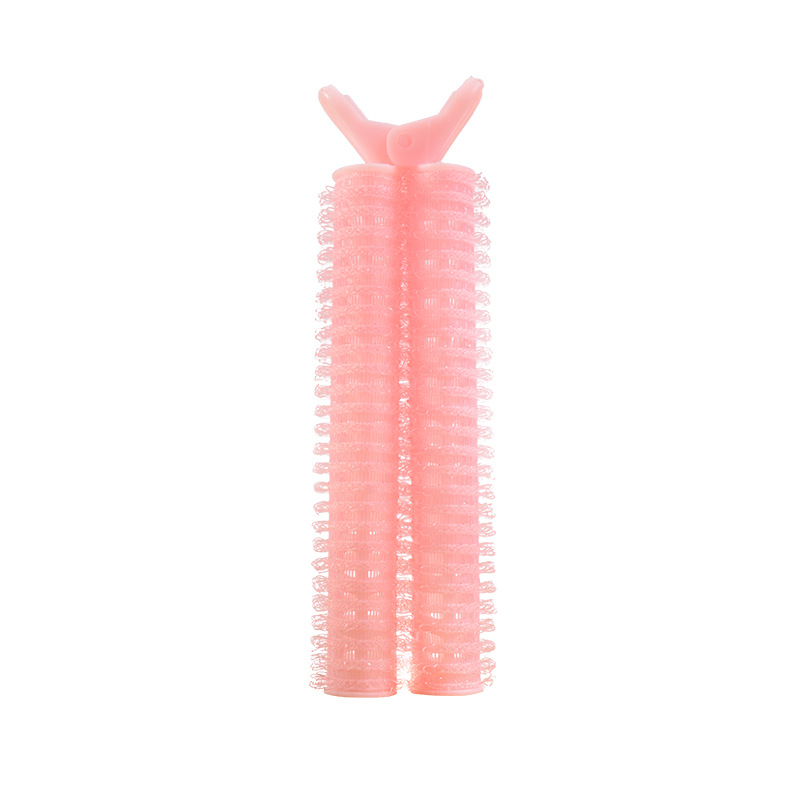 New bangs clip fluffy clip dopamine color Korean lazy hair clip head hair root styling curling tube spot