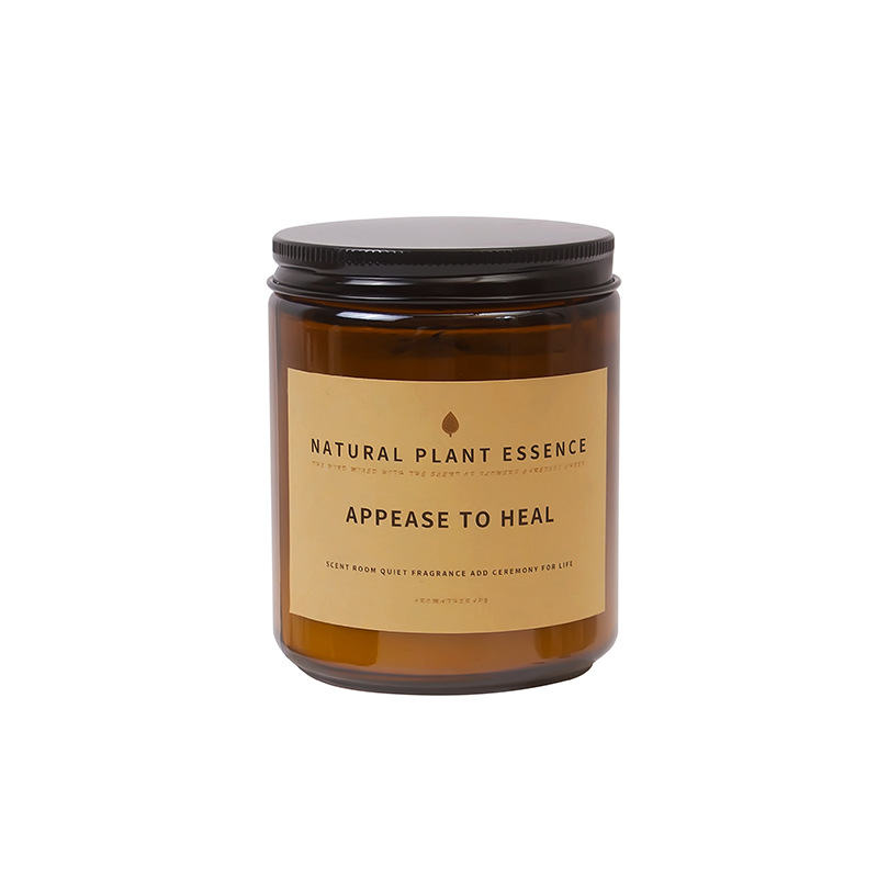 Dried Flower Scented Candle Plant Essential Oil Incense Bedroom Sleep Aid Low Temperature Candle Fragrance Soybean Wax Hand Gift Box