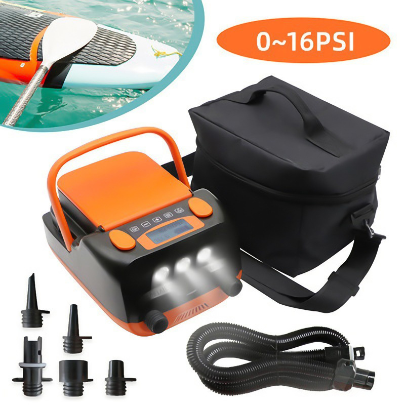 Cross-border supply kayak SUP paddle board surfboard 12V vehicle battery electric inflator air boat inflatable pump
