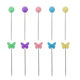 pp Boxed Positioning Needle Bow Tie Pin Hand Sewing Patchwork Fixed Butterfly Positioning Needle