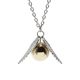 Snitch Necklace (White K)