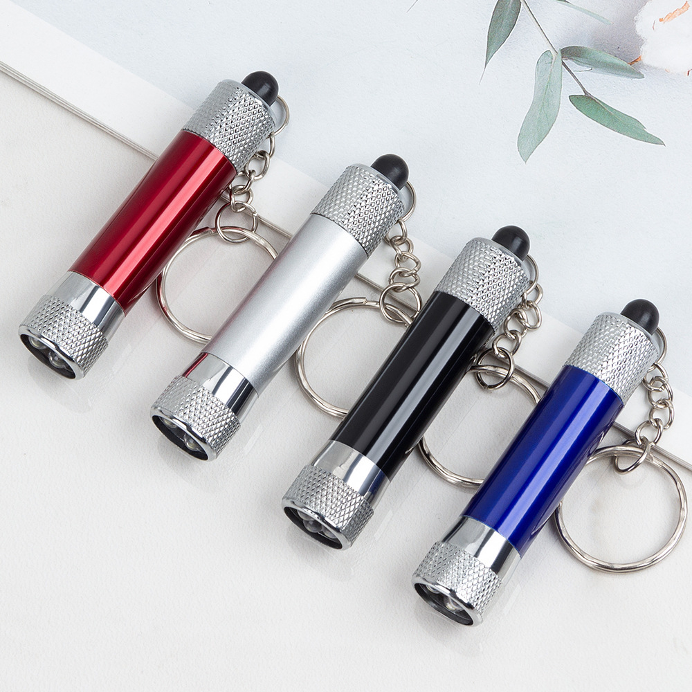 3LED Mini Moon Light Outdoor Miniature Hanging Ornaments Advertising Gift Riding 3 Light Keychain Small Flashlight