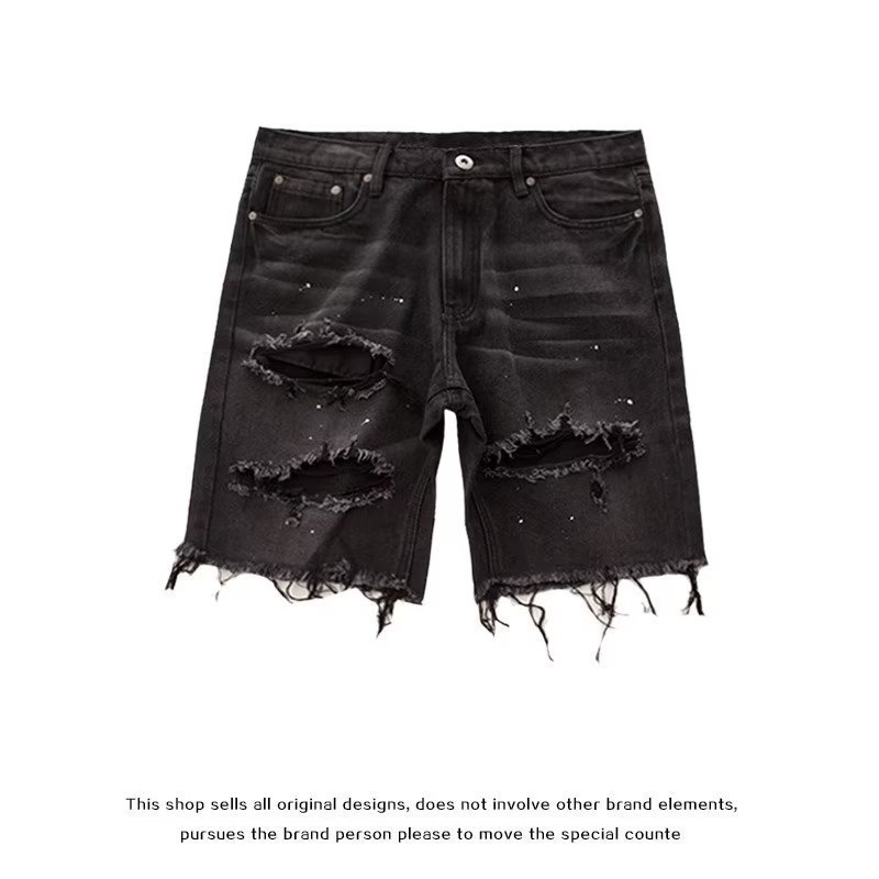 New ins Slim-fit Legs Trendy Elegant Lazy Pants Jeans Youth Popular Summer Men's Art Trend