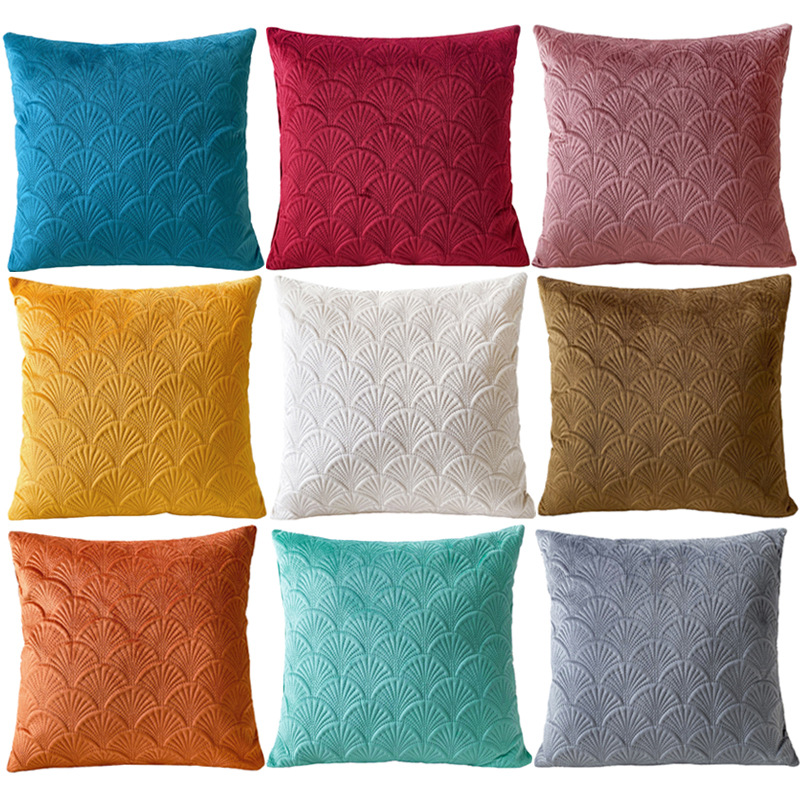 Home fabric creative plush pillow bedside soft cushion cover office seat decoration supplies pillow pillowcase