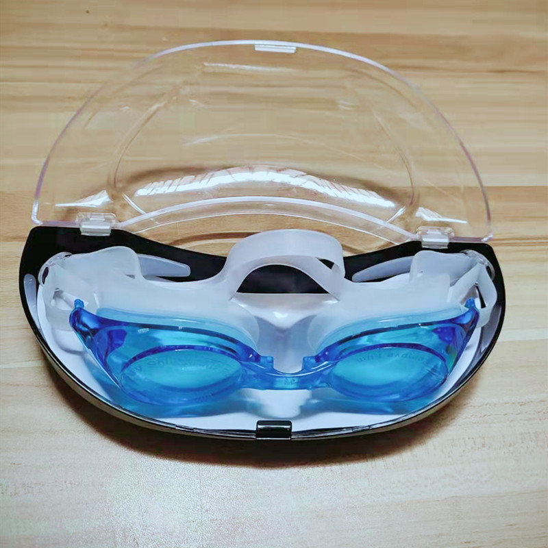 Adult HD waterproof swimming goggles anti-fog swimming glasses transparent swimming goggles diving goggles men and women swimming equipment
