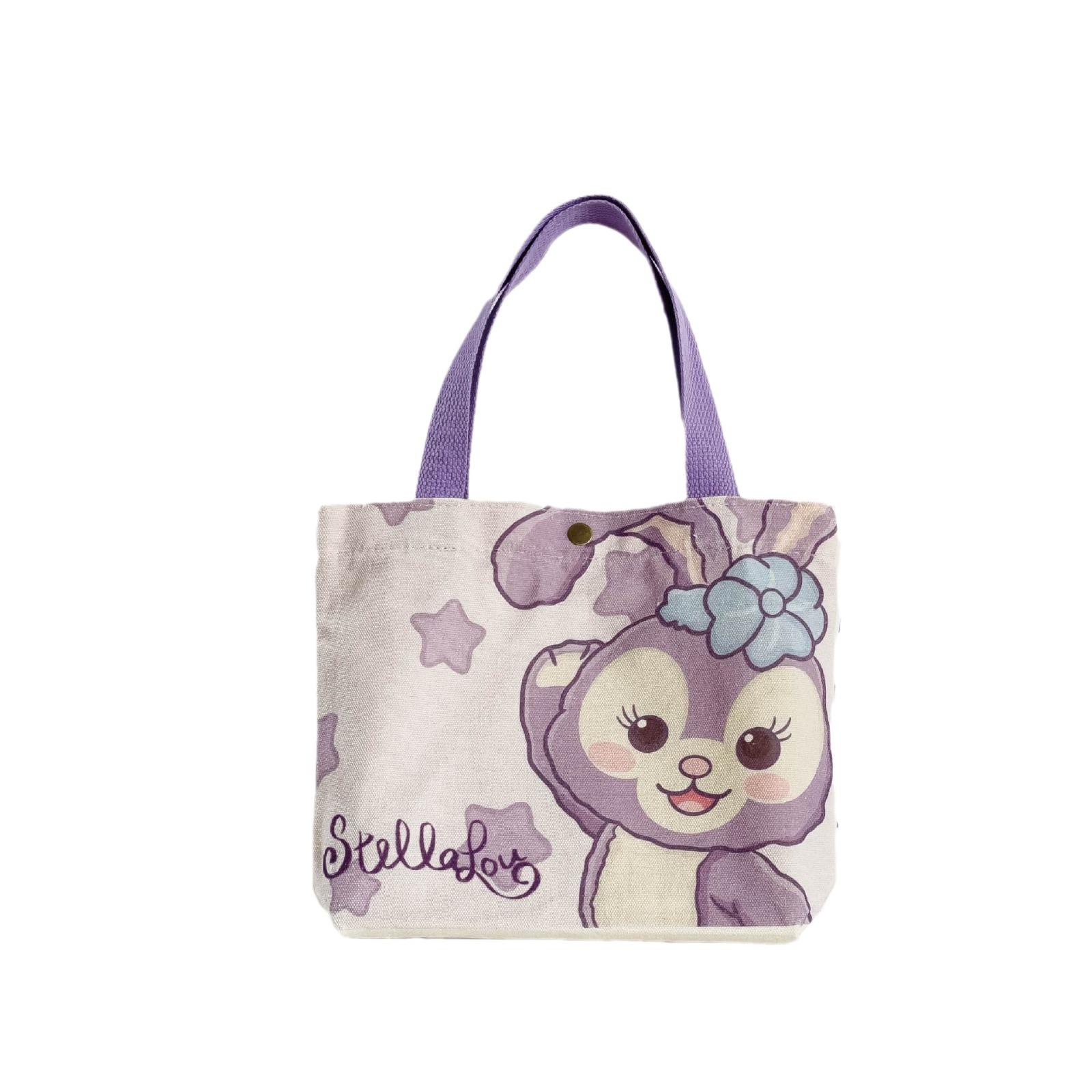Japanese cartoon cute hand canvas bag student mini hand bag canvas bag custom logo niche design