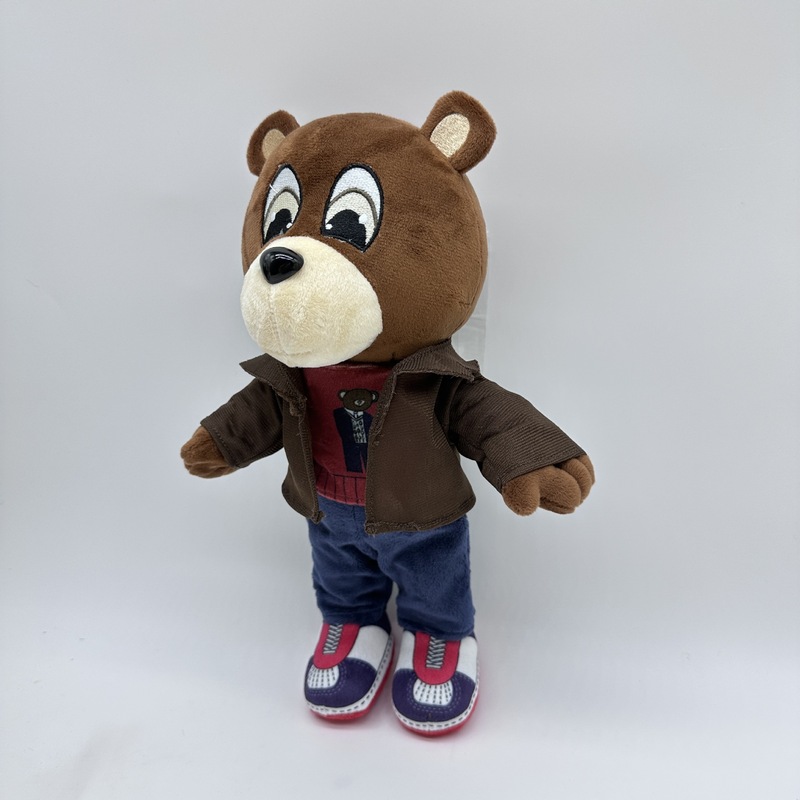 カニエテディベアぬいぐるみおもちゃ新製品 Yeezy クマソフトぬいぐるみ人形おもちゃファッショナブルな楽しいかわいいコンパニオン|undefined