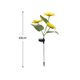 Outdoor Solar Sunflower Lantern Courtyard Garden Lawn Decoration Floor Insert Light Simulation Landscape Plant Atmosphere Light