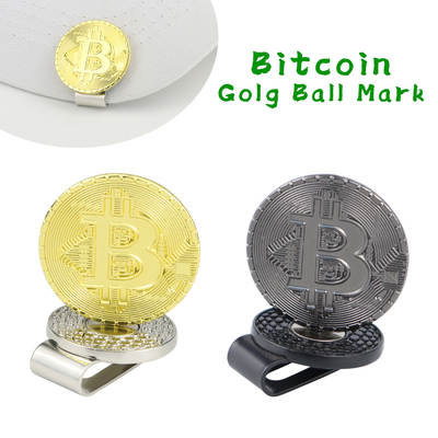 In stock golf supplies golf hat clip ball Mark Golden Mark suit magnetic hat clip gift