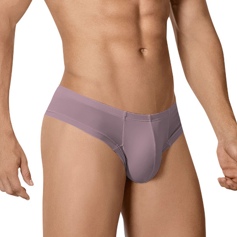 ADANNU Men's Underwear Modal Fabric Comfortable Breathable Low Waist Sexy Briefs Fashionable Quick-drying Large Bag