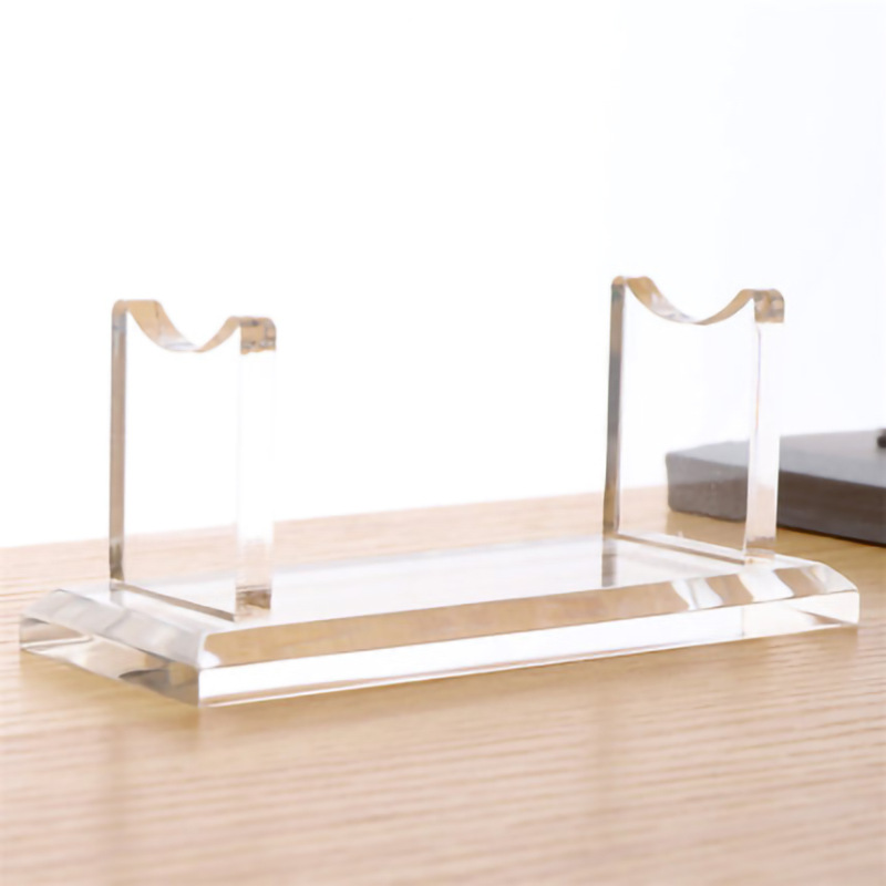 High-end pen display rack acrylic transparent single pen holder pen holder sword display rack brush holder pen holder pen holder
