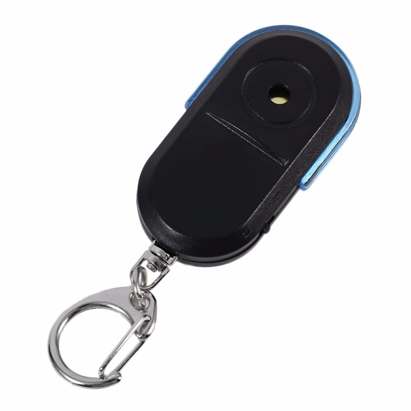 Ledキーホイッスルキーファインダーロケータ失われたキーチェーン口笛アンチロス音コントロール|undefined