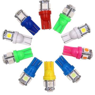 Car bulb T10 5050 5smd 5W5 indicator wide light license plate light motorcycle steering LED 12V car light 3 cores