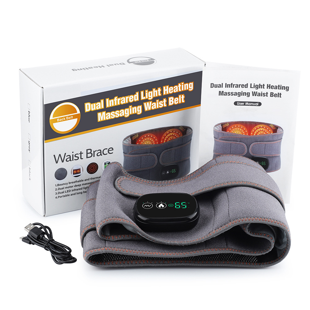 Cross-border heating massage belt warm hot compress red heating belt girls Big Aunt Winter Source factory