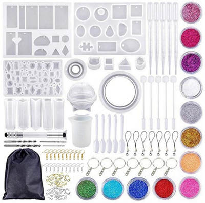 diy crystal drop mold multi-style jewelry accessories epoxy key pendant Tool Set