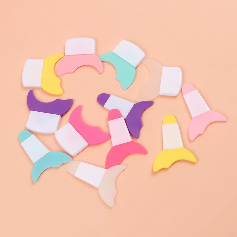 Silicone Eyelash Baffle Novice Eyeliner Mascara Aid Eye Makeup Aid Crescent Soft Silicone Baffle