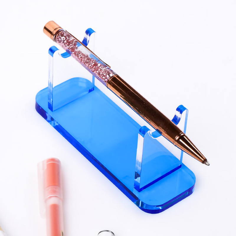 High-end pen display rack acrylic transparent single pen holder pen holder sword display rack brush holder pen holder pen holder