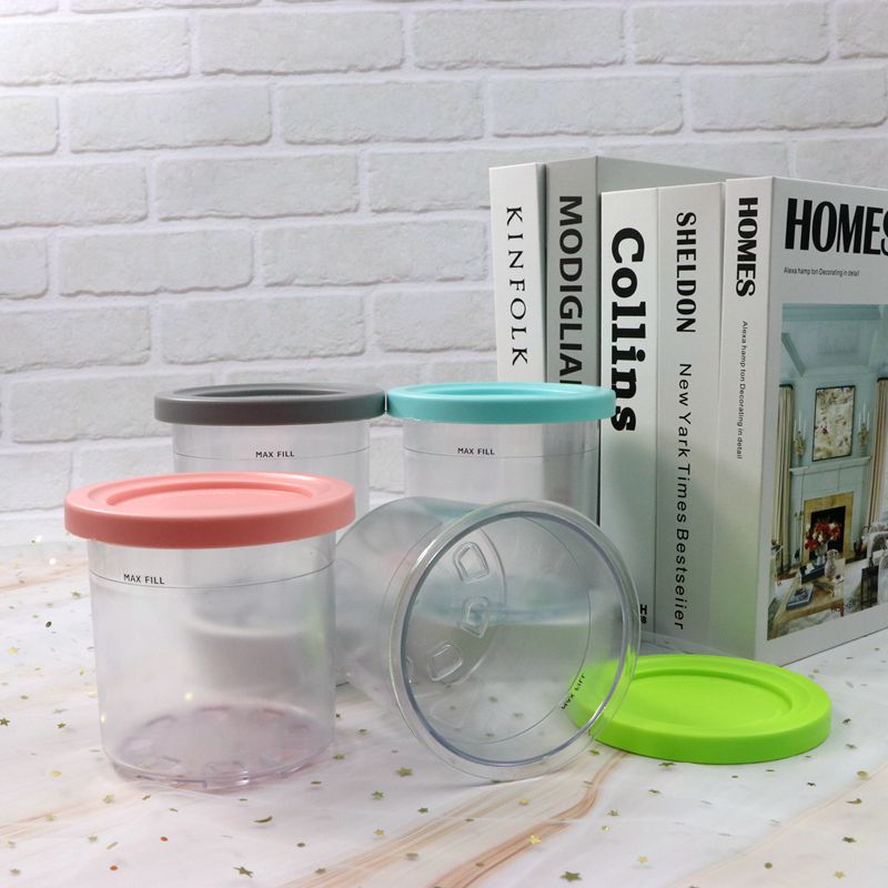 Cross-border ice cream storage tank for ninja summer ice cream decontainer Cup storage smoothie cream cup factory