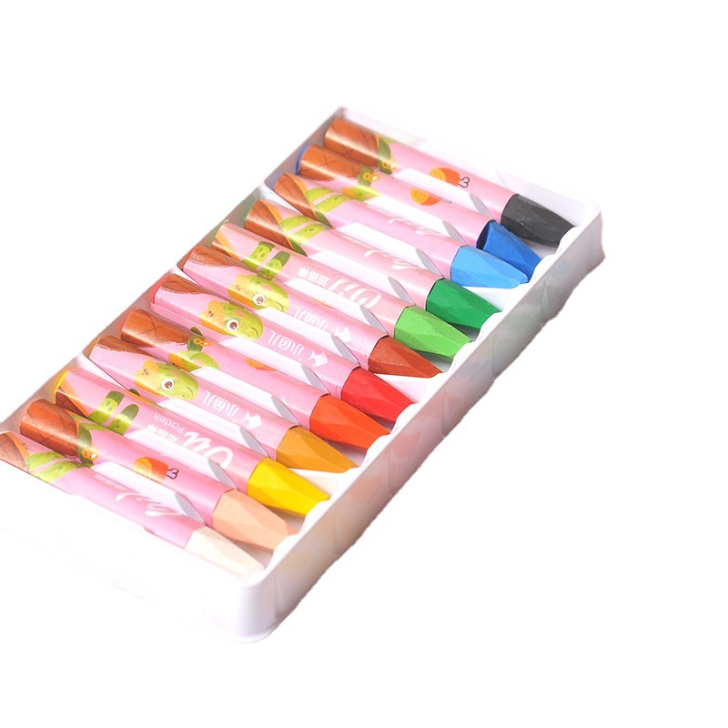 Xiaoyuer oil painting stick crayon children's kindergarten oil painting brush silky painting stick colored pen crayon wholesale