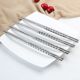 Stainless steel threaded chopsticks (22.5cm bag)