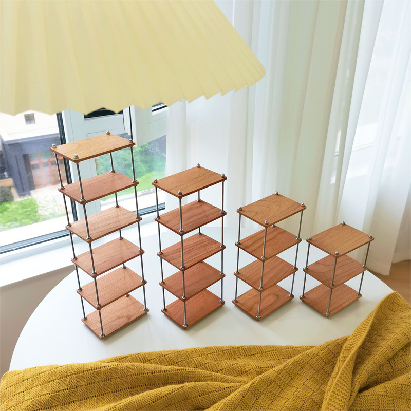 Multi-layer Storage Rack Storage Rack Bookshelf Silent Wind 6 Fen Baby House 0b11 bjd Cotton Doll Cloth