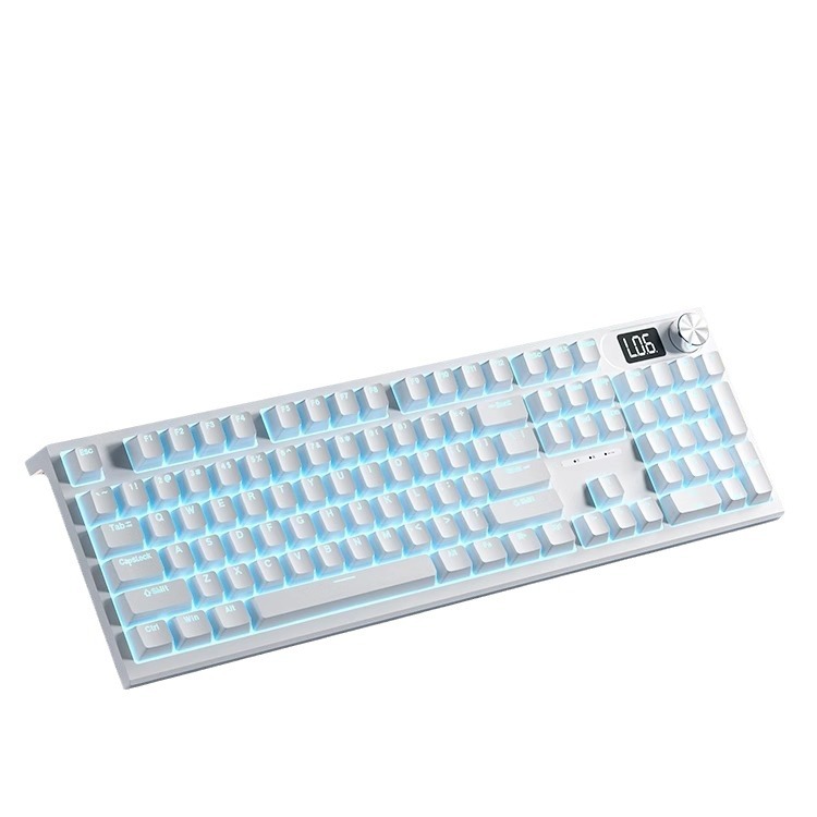 Langtu LT104 Bluetooth Wireless Three-Mode Mechanical Keyboard Backlit Display Flexible DIY Custom Wired Keyboard