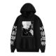 jujutsu kaisen five-piece Wu mantra back war dog roll spring hooded sweater boys and girls pullover European size