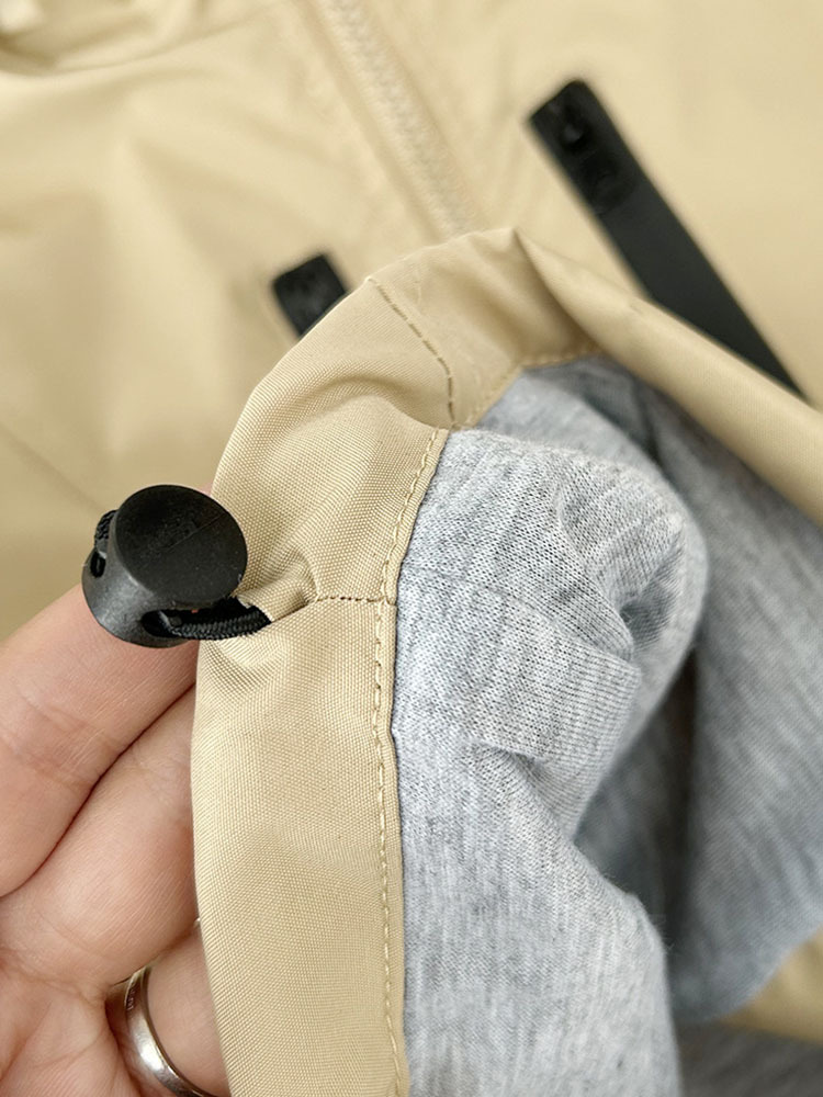 24 spring new children's hooded jacket medium and large boys windproof jacket student western style workwear jacket
