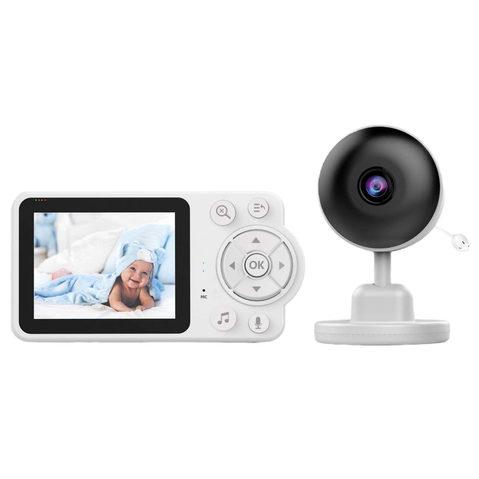 New baby monitor household wireless 2.8-inch children monitor intelligent baby care device cross-border