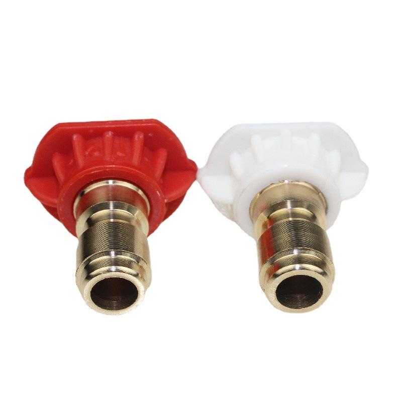 Lithium battery car washer nozzle G1/4 quick connect copper nozzle linear fan nozzle portable Pistol Nozzle