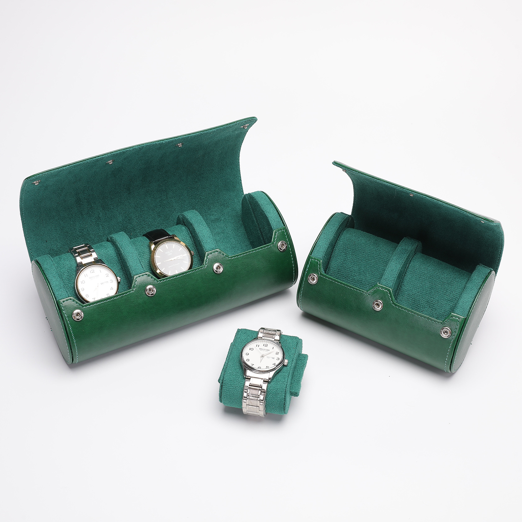 in stock Amazon Style Drawer PU Leather Watch Storage Box Advanced 1 2 3 Epitope Watch Box