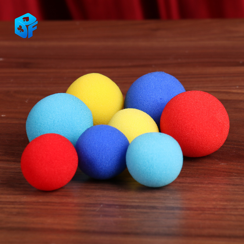Magic Sponge Ball High Elastic Sponge Ball Three Immortals Return to Cave Three Cup Ball Accessories Close-up Simple Magic Props