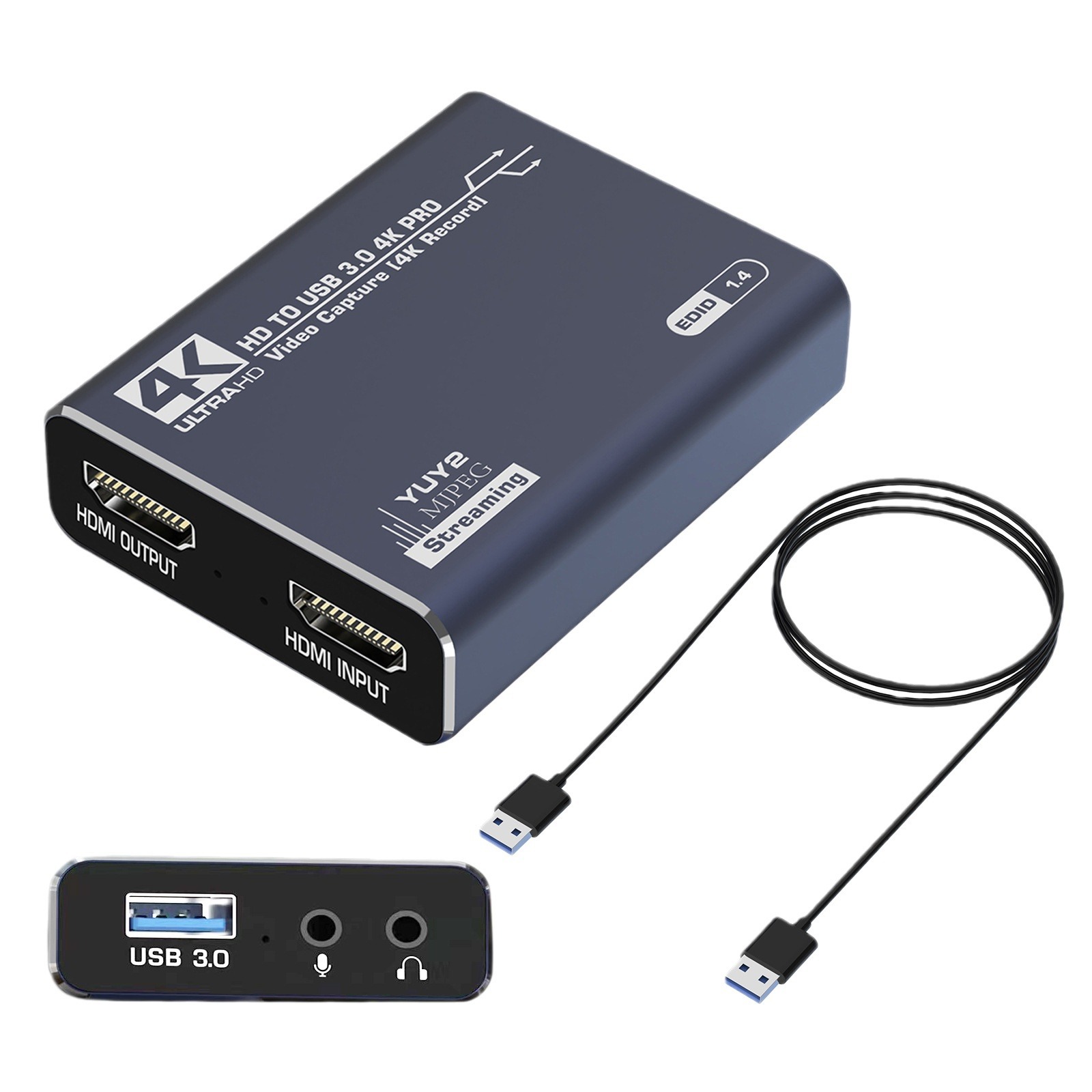 hdmi capture card 4K video live broadcast usb3.0 data camera ps4 game set-top box recording audio collection