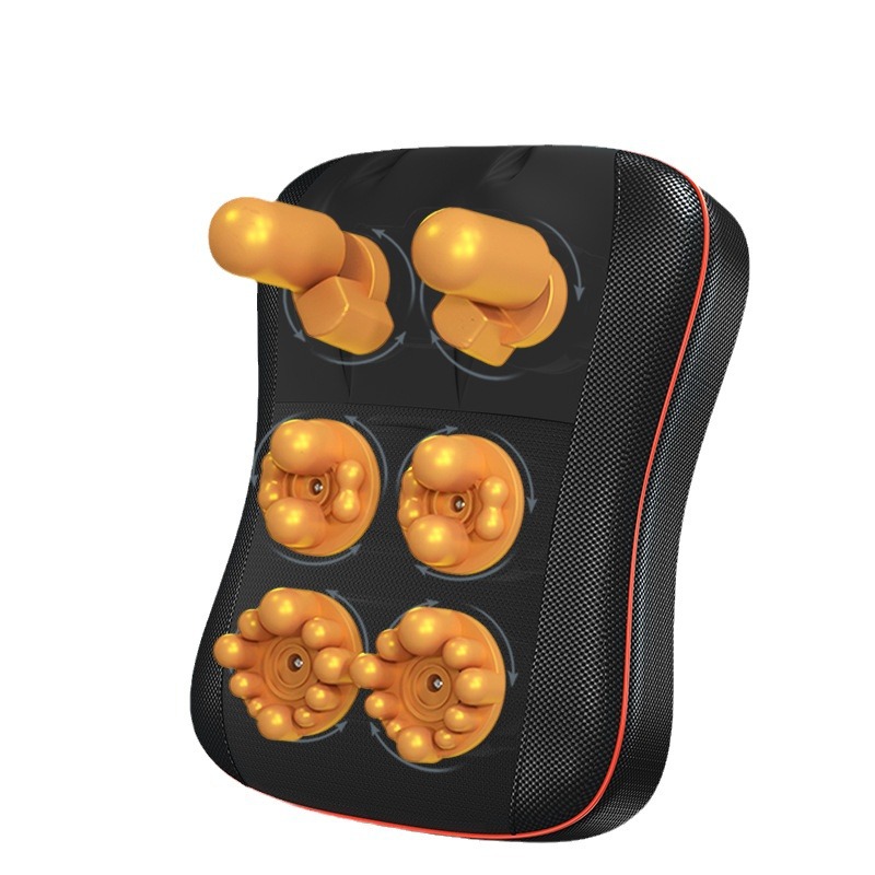 New cervical vertebra massager neck back electric whole body car home shoulder and neck massager pillow cushion K6