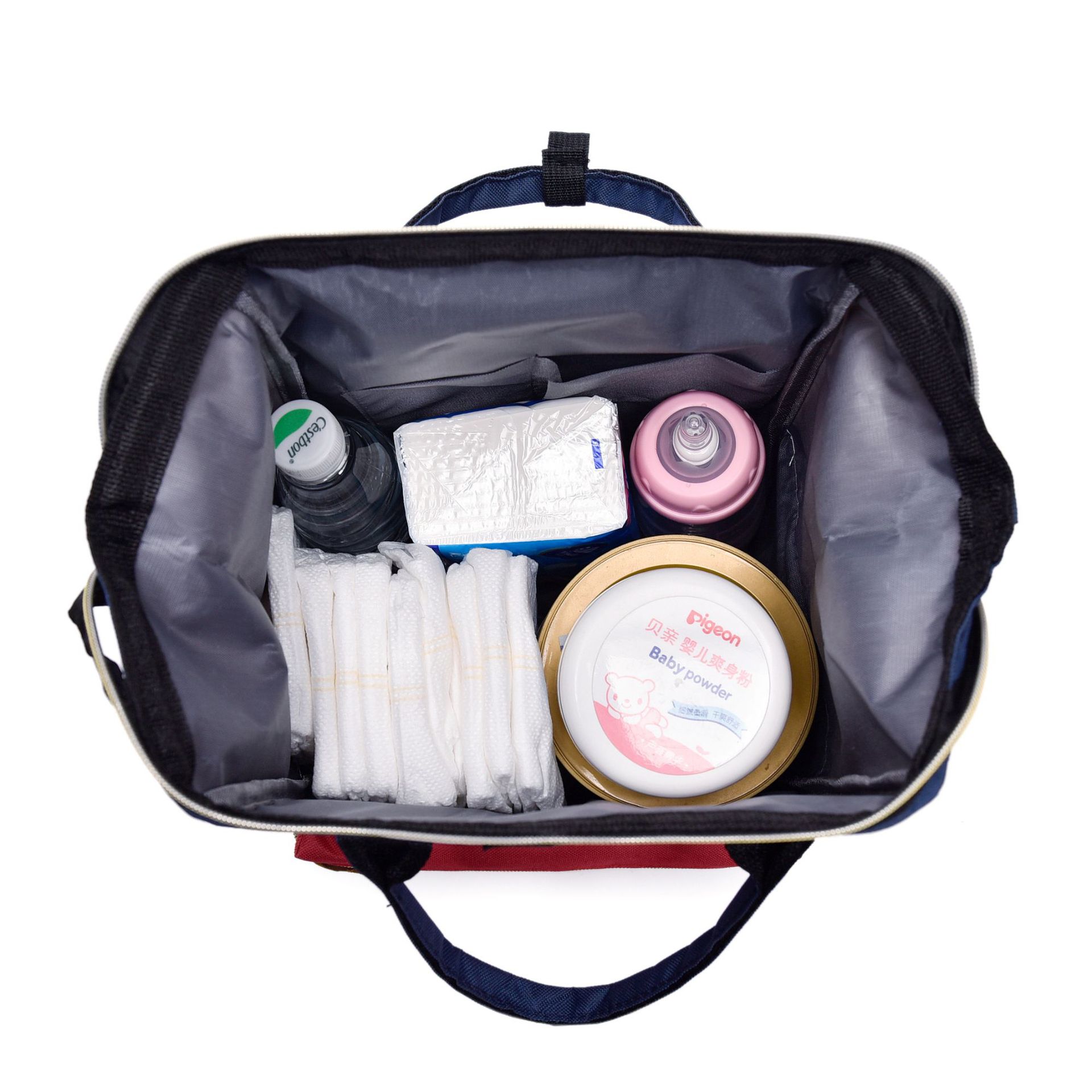 Mummy bag manufacturers can print light go out storage backpack Baoma storage baby large capacity mother and baby bag
