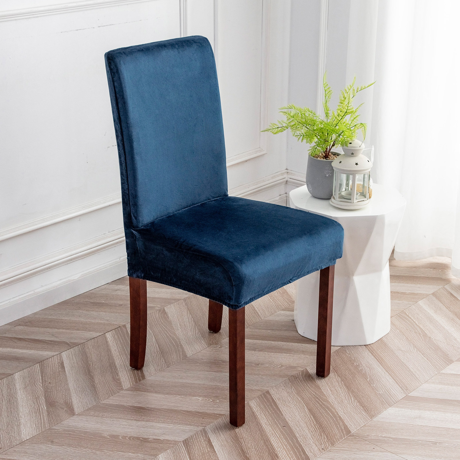Silver Fox velvet chair cover Silver Fox velvet cover household dust cover