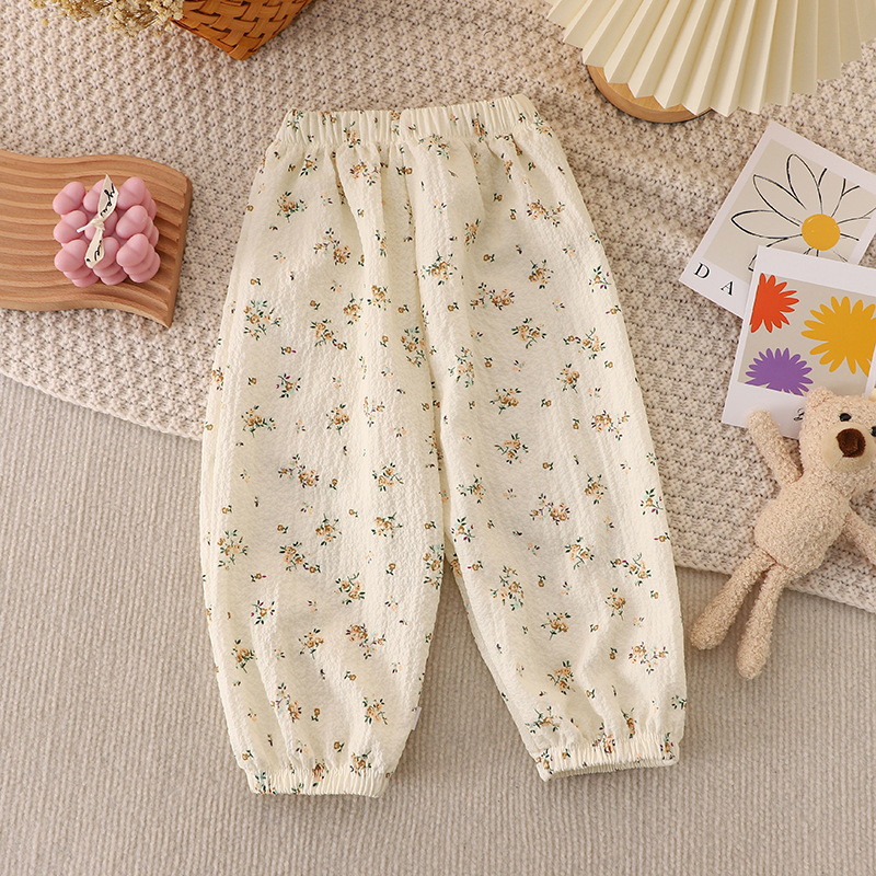 Anti-mosquito pants-small floral