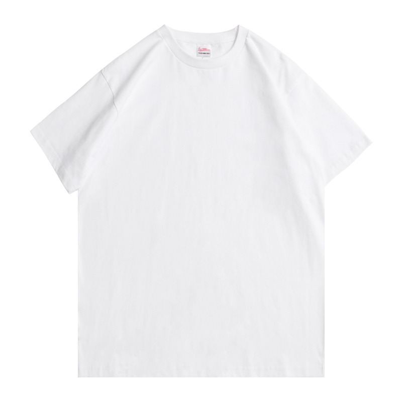 Summer Heavy Cotton Short-sleeved T-shirt Women's Korean Style Women's Inner Shoulder Top Base Shirt Clothing White T Foreign Trade