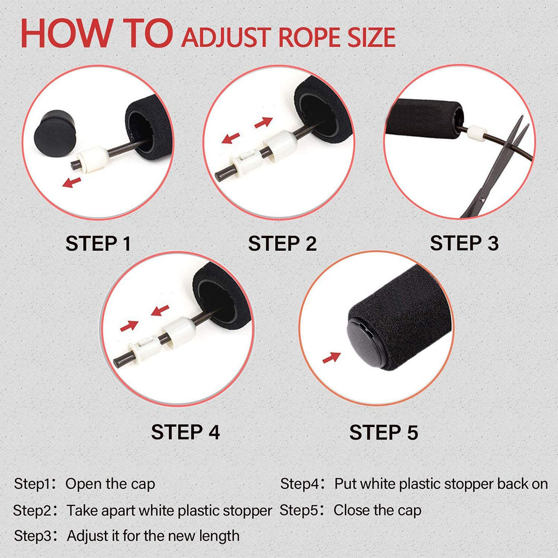 Steel wire rope skipping foam special rope skipping for high school entrance examination for students outdoor household fitness products jump rope skipping rope