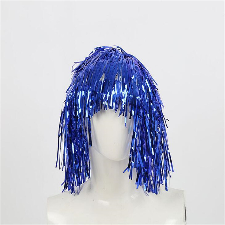 Factory Christmas rain wig flower, pendant, rain hat decoration party decorations wig
