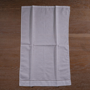 TL008 HemstitchTowels wedding Christmas party dining linen cotton white drawndown towel