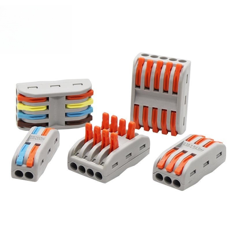 PCT-212/222/422 fast terminal press type wire electrician universal connector splitter