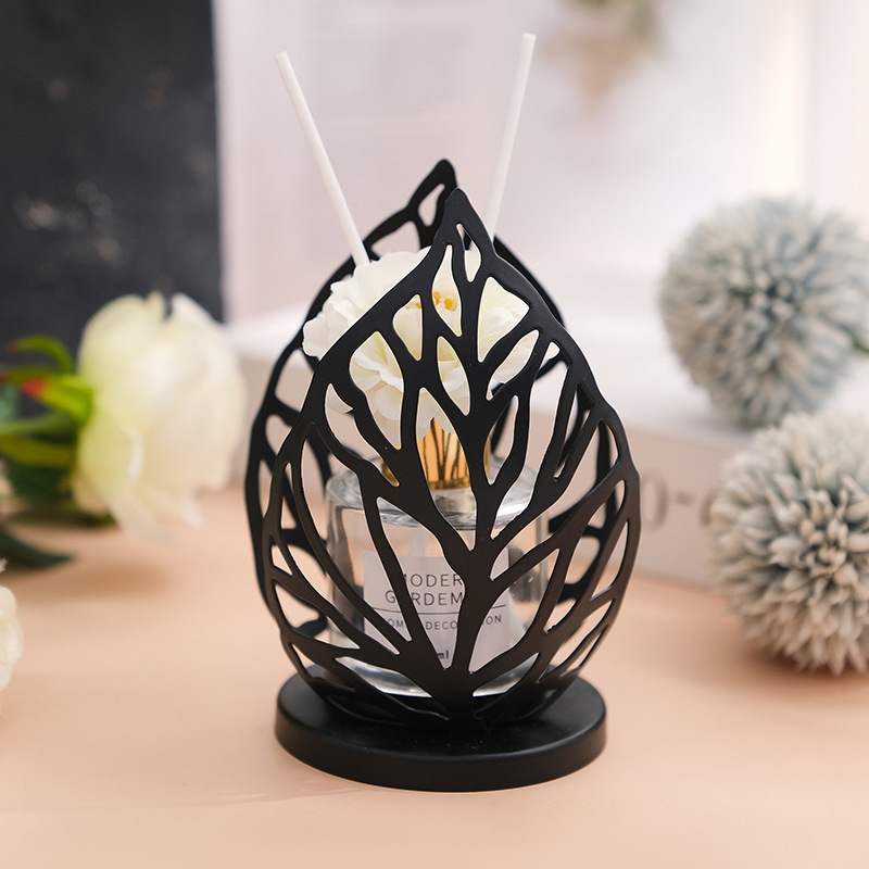 Metal iron aromatherapy ornaments fire-free essential oil fragrance home room bathroom perfume bedroom lasting deodorant