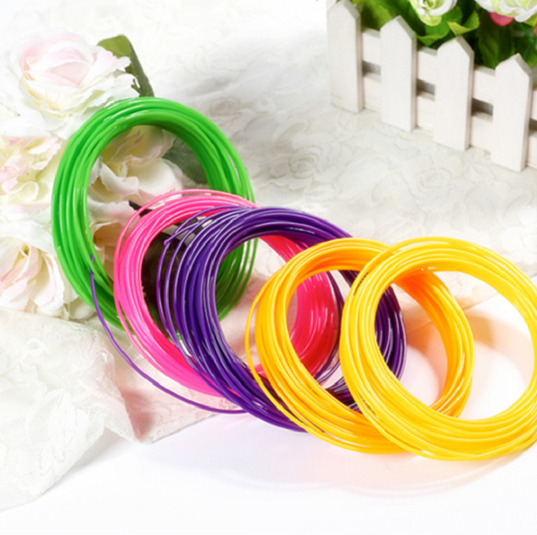 Factory direct selling 3d printing pen consumables material high temperature PLA/low temperature PCL wire 1.75mm5 meters consumables 10 meters