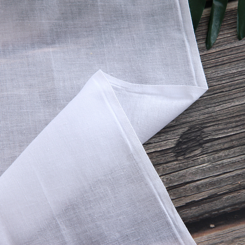 Factory wholesale 32 bleached cotton white cloth combing cloth plain gauze clothes tie-dyed cotton white cloth wholesale