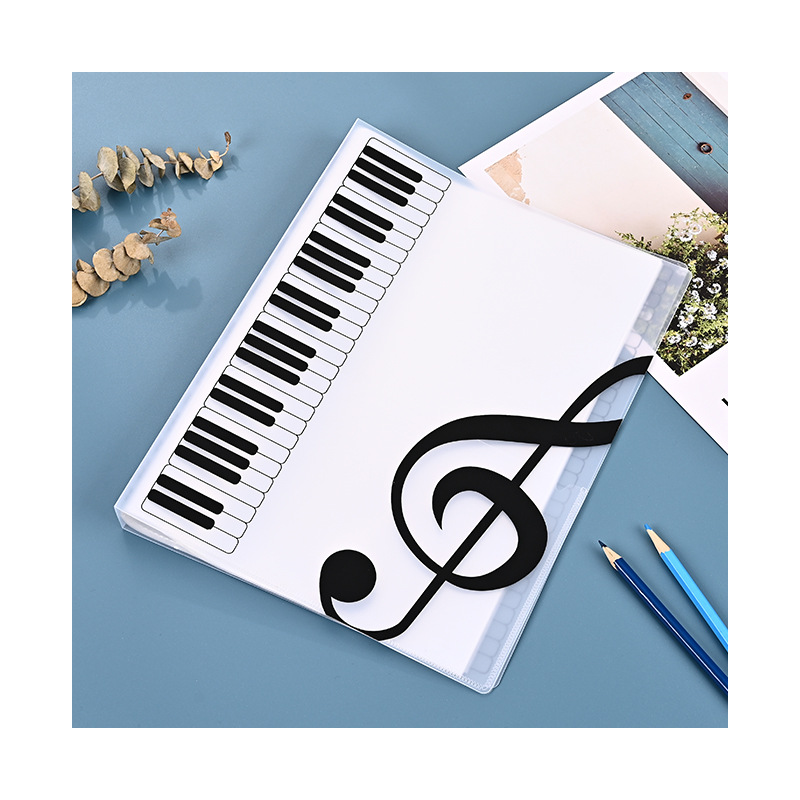 Factory direct supply Music Book clip A4 data Music folder staff clip piano music clip insert clip 80 pages